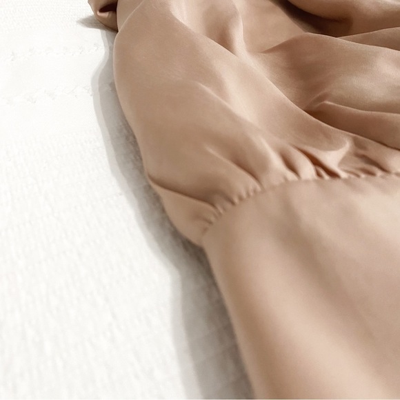 STYLESTALKER DUSTY PINK SATIN HALTER ASYMMETRICAL MIDI FORMAL EVENING DRESS - S - Picture 11 of 13